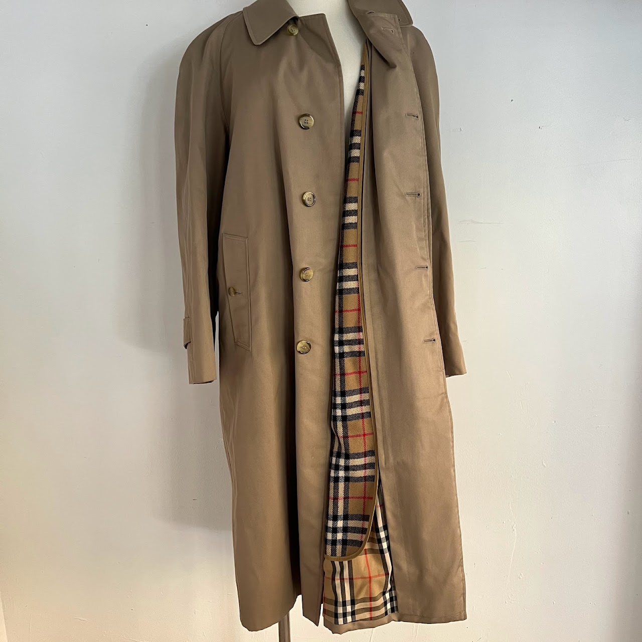 Burberry Vintage Honey Trench Coat