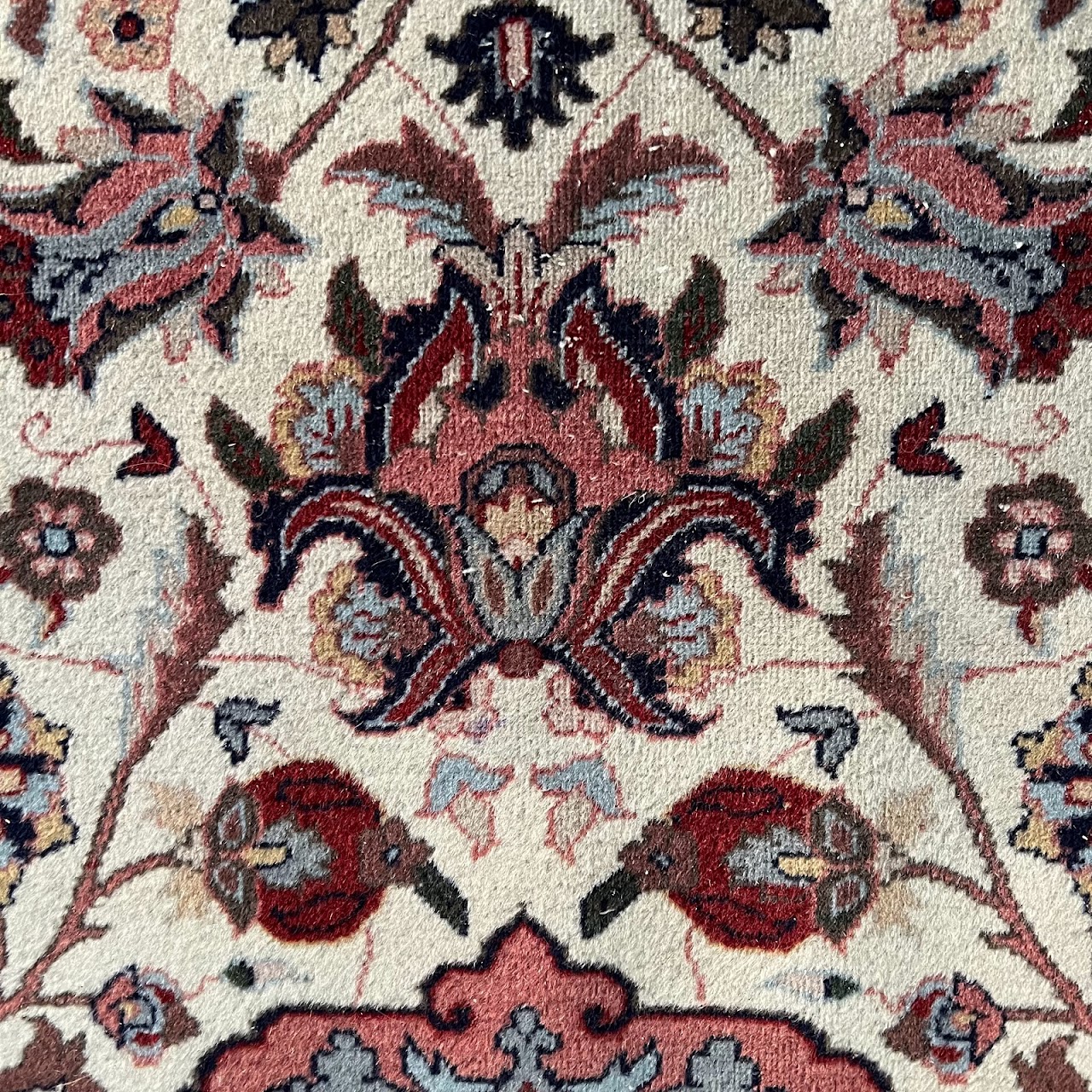 Wool Floral Area Rug