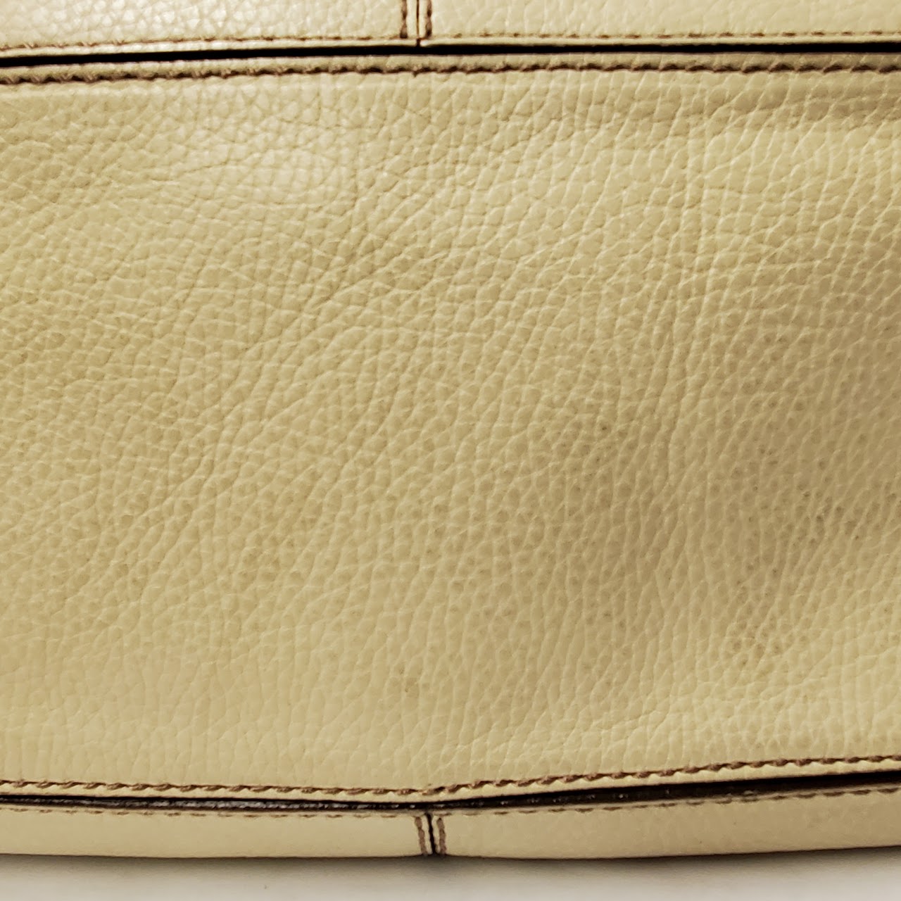 Tod's Creme Leather Handbag