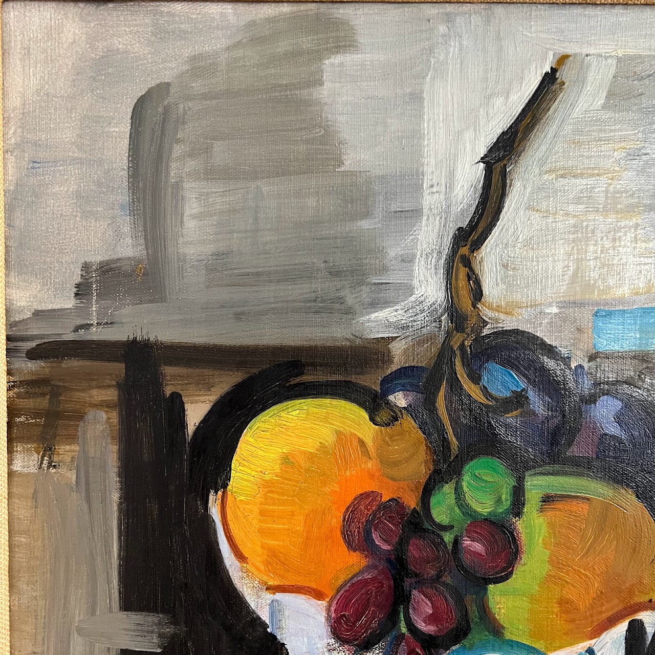 Ben Benn Signed Modernist Still Life Oil Painting