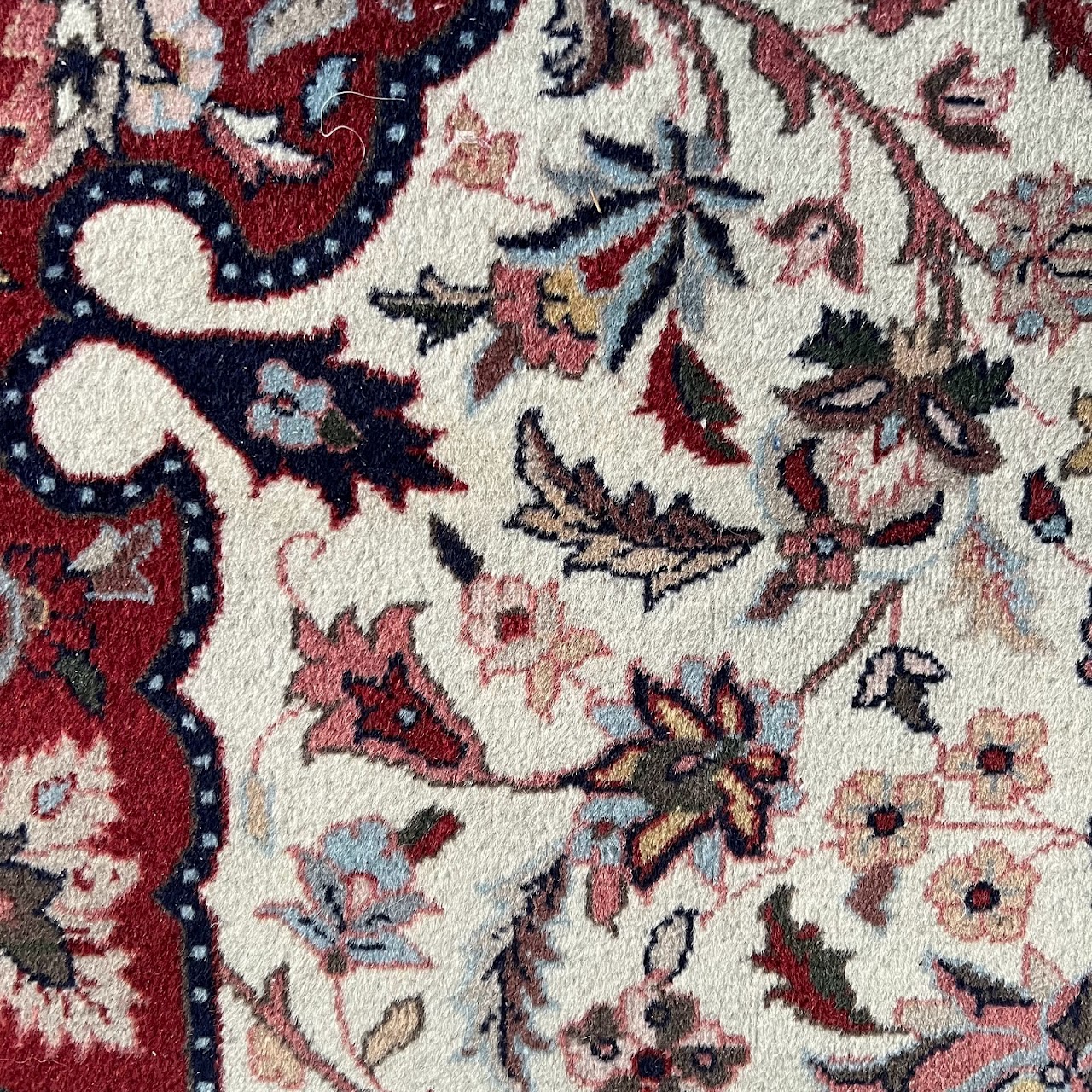 Wool Floral Area Rug