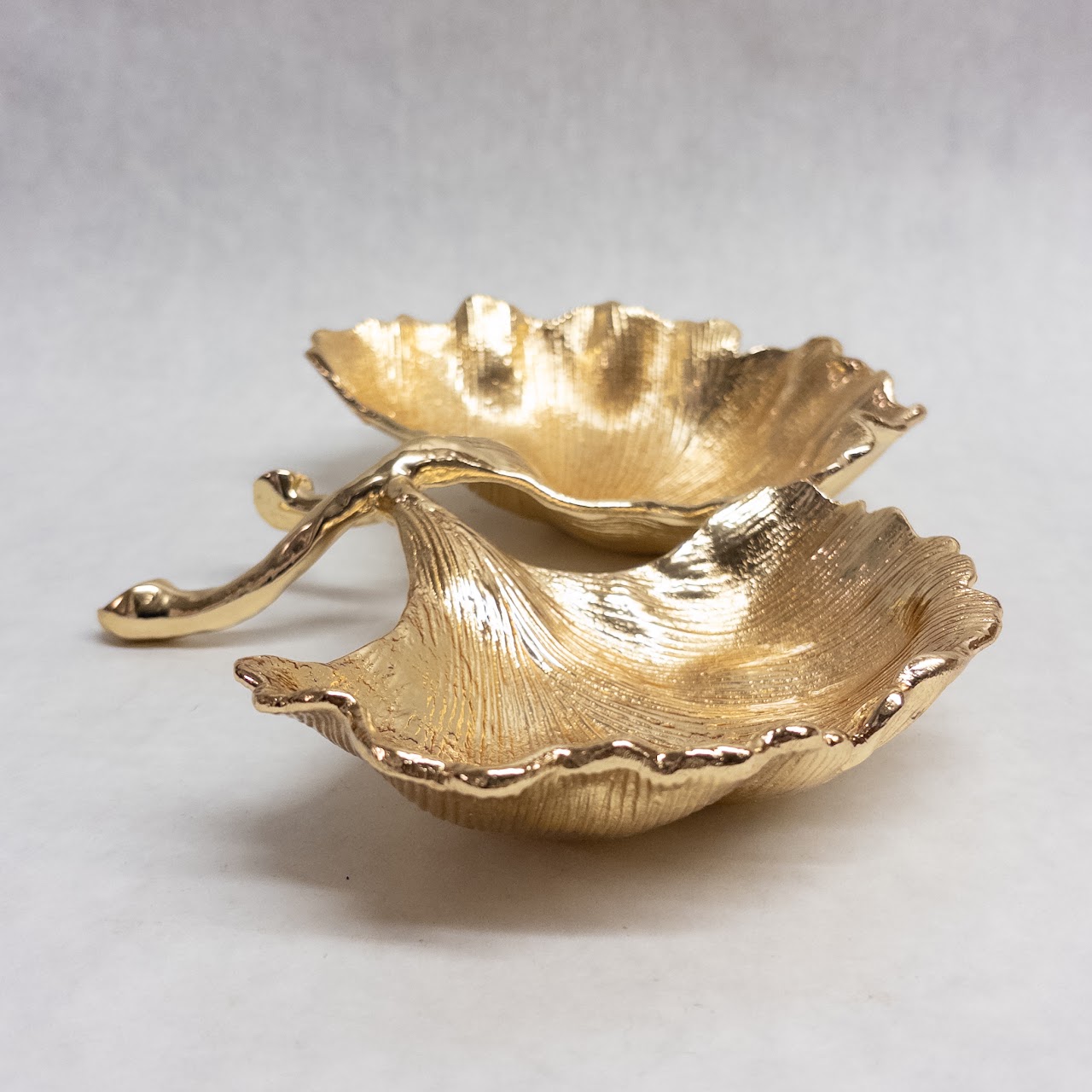 Michael Aram New Leaves Ginkgo Double Compartment Dish