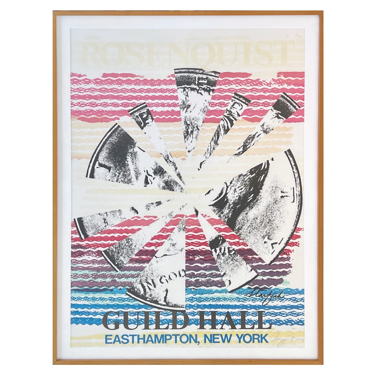 James Rosenquist 'Starfish' Signed Serigraph Exhibition Poster, 1974