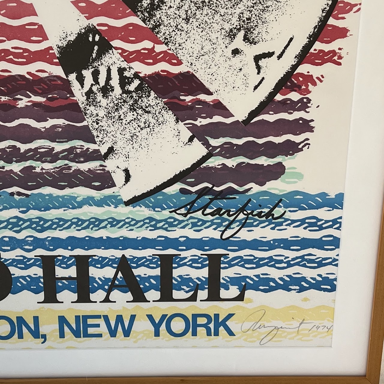 James Rosenquist 'Starfish' Signed Serigraph Exhibition Poster, 1974