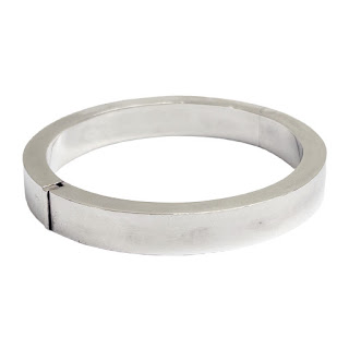 Sterling Silver Hinged Bangle Bracelet