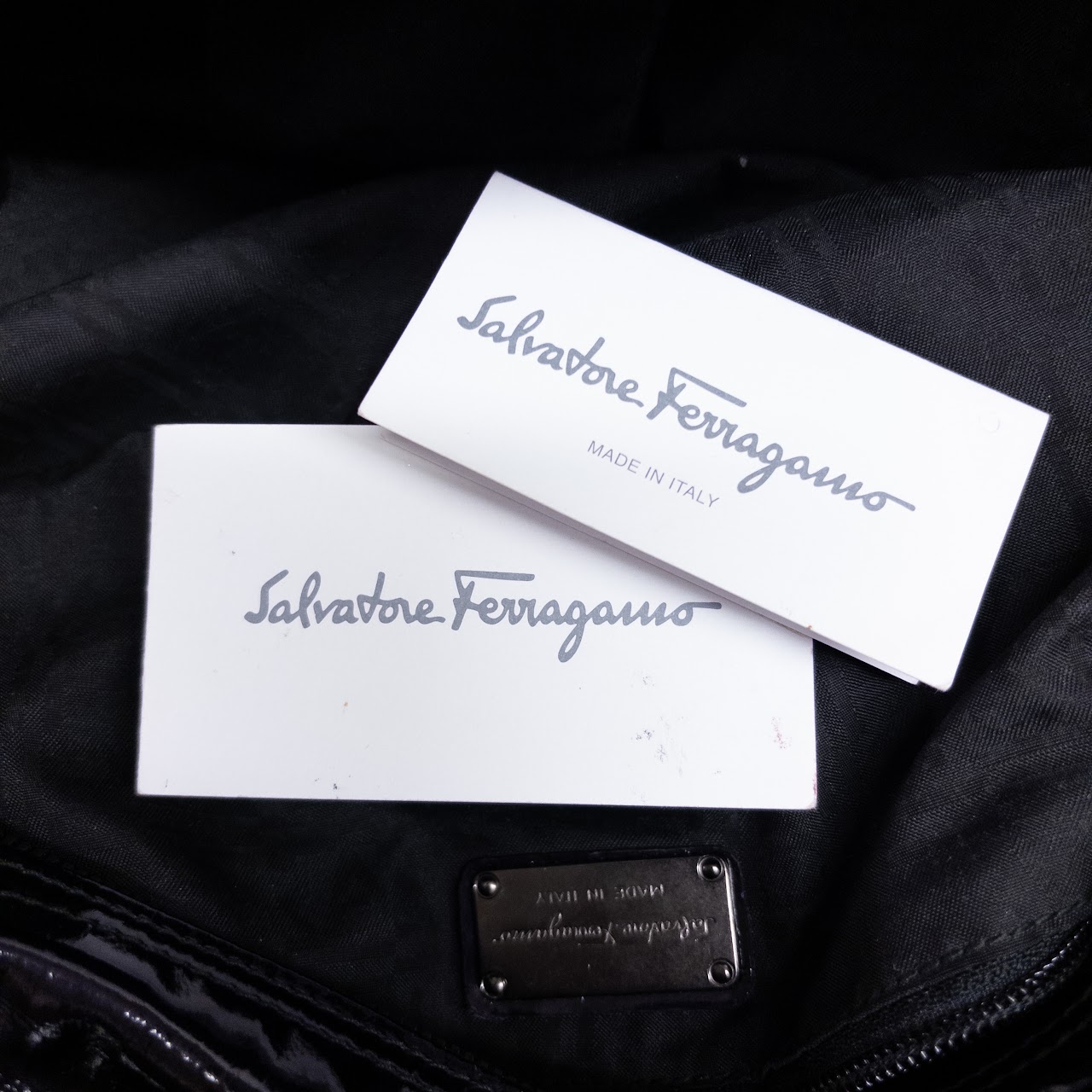 Salvatore Ferragamo Midnight Purple  Tote