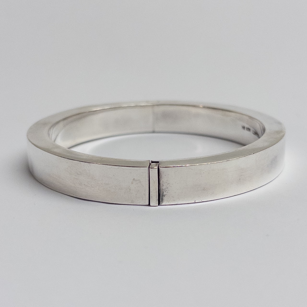 Sterling Silver Hinged Bangle Bracelet