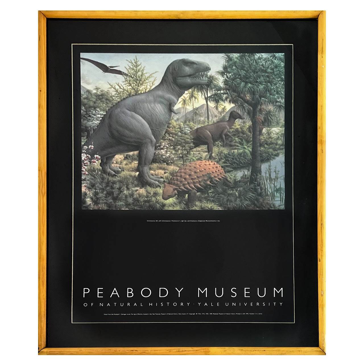 Peabody Museum of Natural History 'The Age of Reptiles' Poster