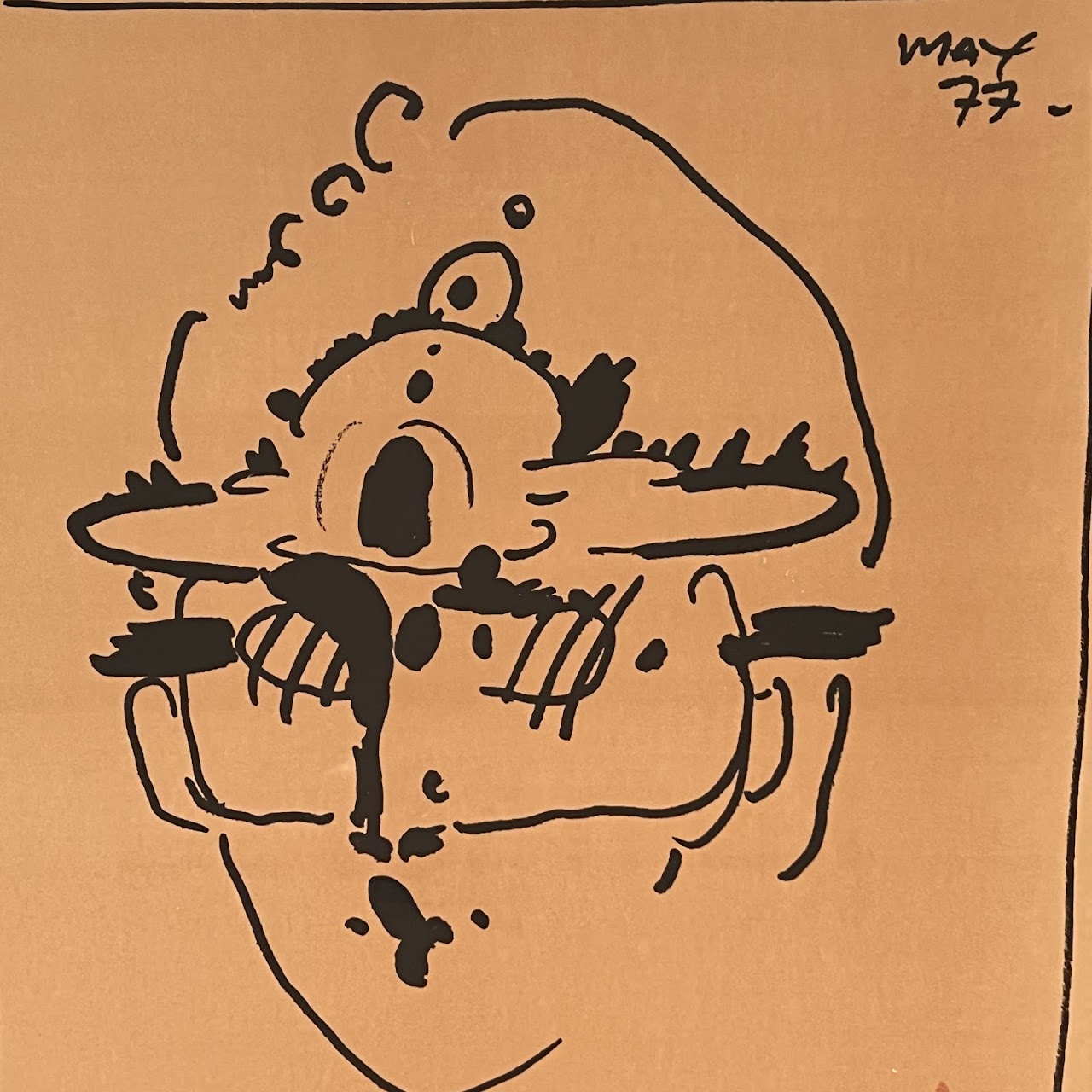 Peter Max Signed Silkscreen, 1977