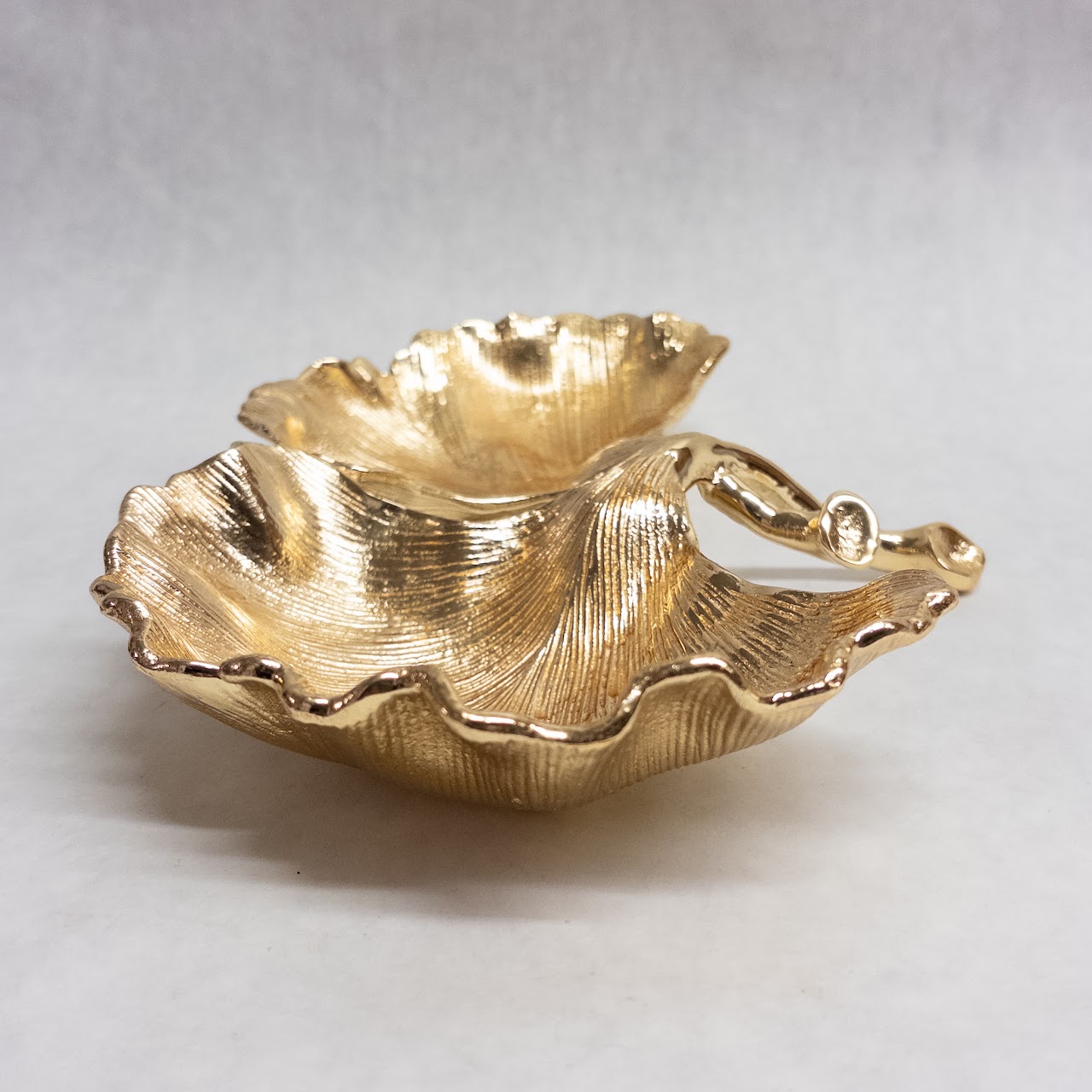 Michael Aram New Leaves Ginkgo Double Compartment Dish