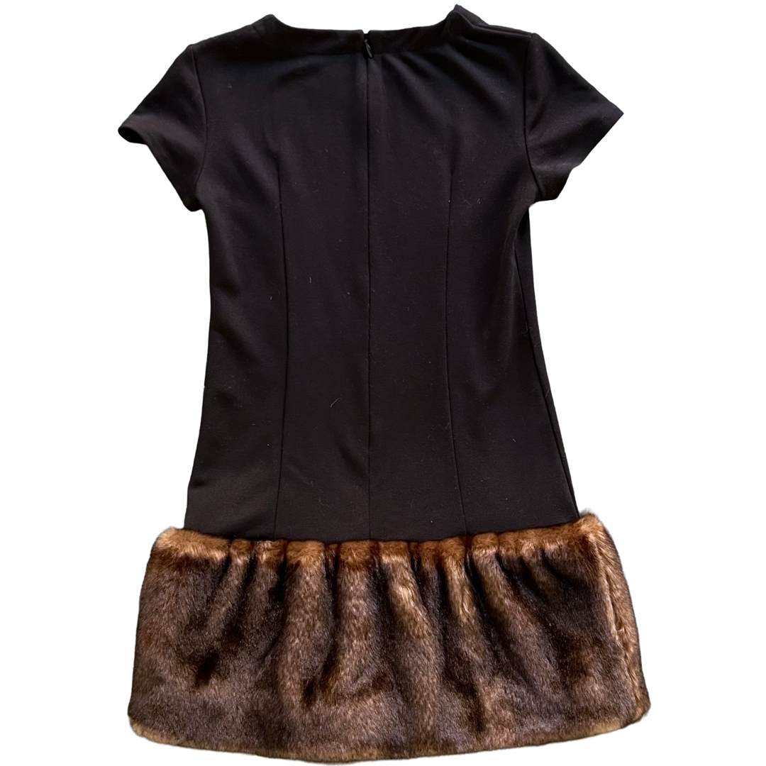 Jean Paul Gaultier KID'S Faux Fur Dress