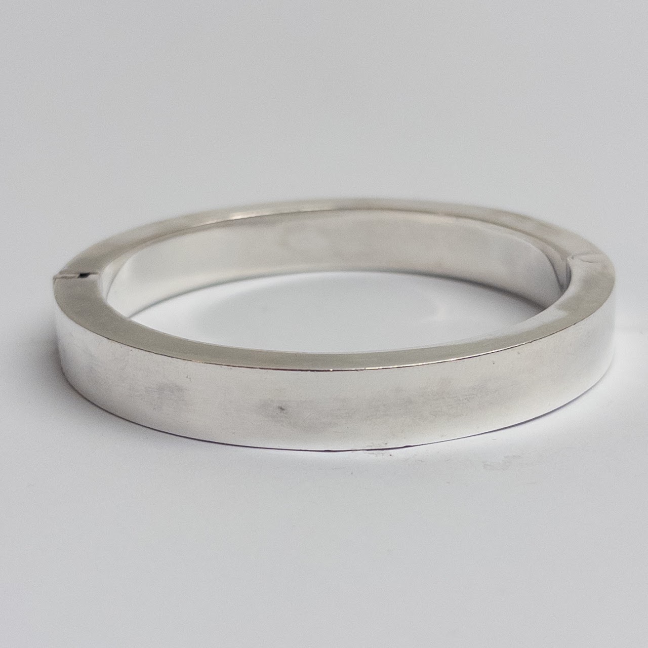 Sterling Silver Hinged Bangle Bracelet