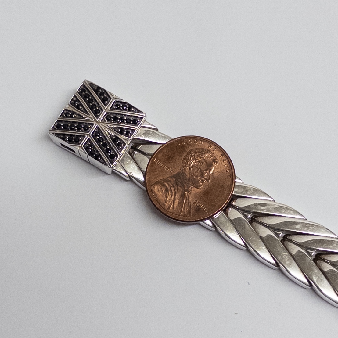 John Hardy Sterling Silver and Sapphire Bracelet