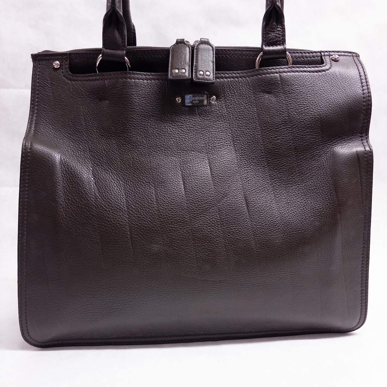 Yves Saint Laurent Rive Gauche Triple Compartment Tote