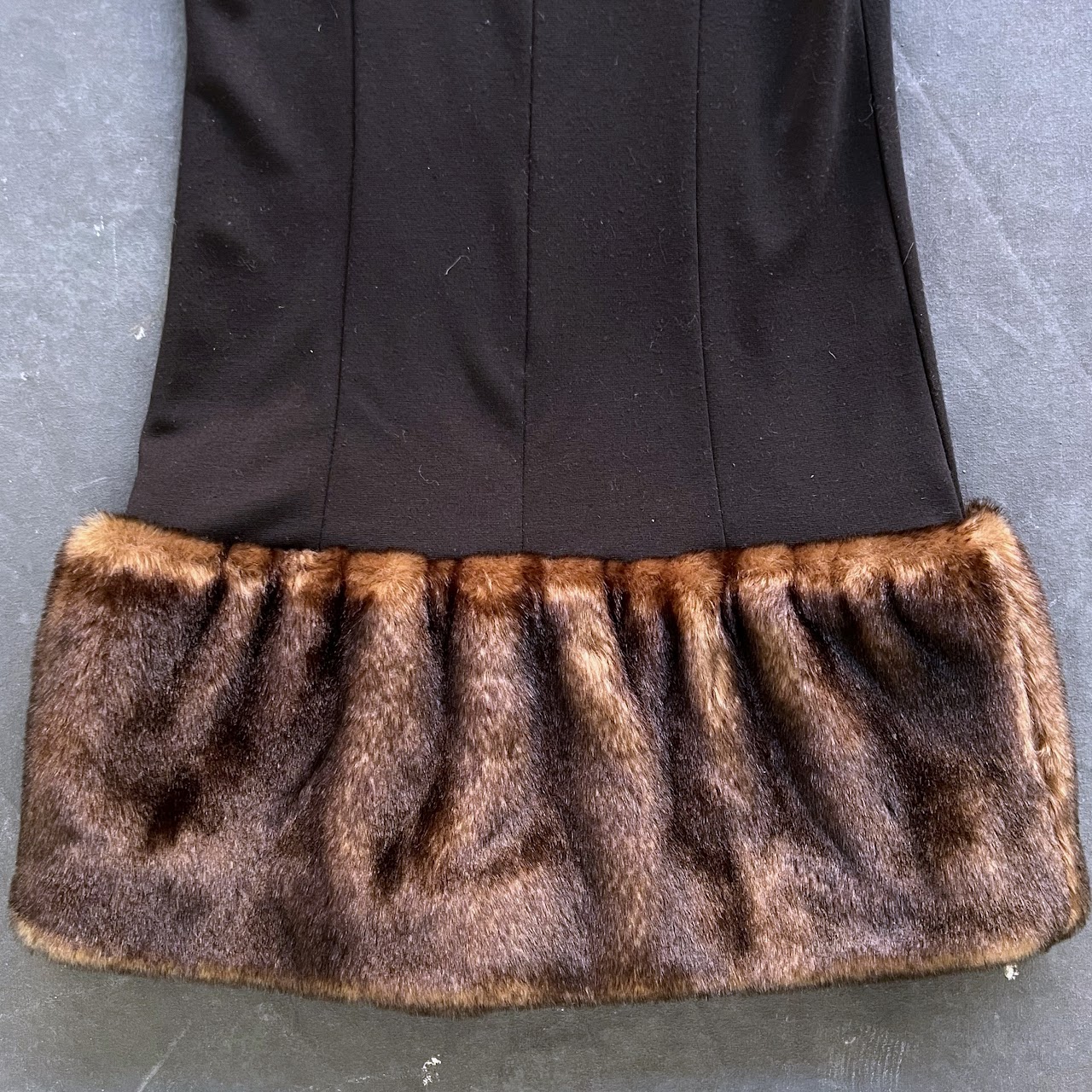 Jean Paul Gaultier KID'S Faux Fur Dress