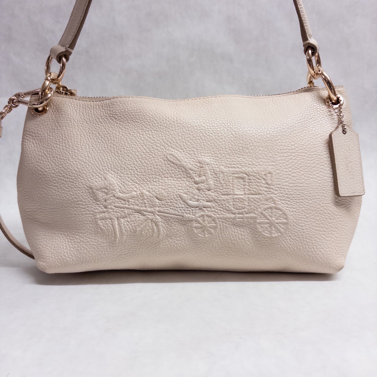 Coach Charley Crossbody with Embossed Horse and Carriage