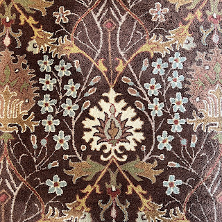 Vintage Wool Floral Area Rug