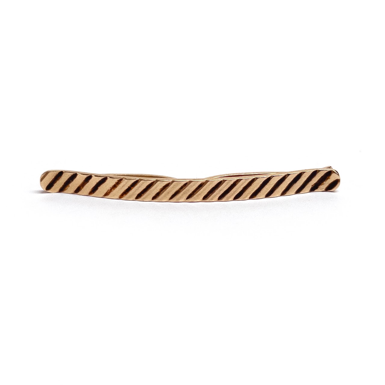 14K Gold Collar Bar