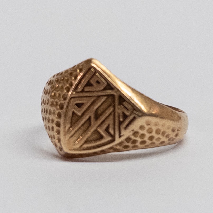 14k Gold Antique 1920 Class Ring