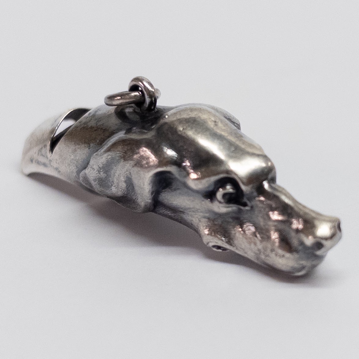 Sterling Silver Dog Whistle Pendant