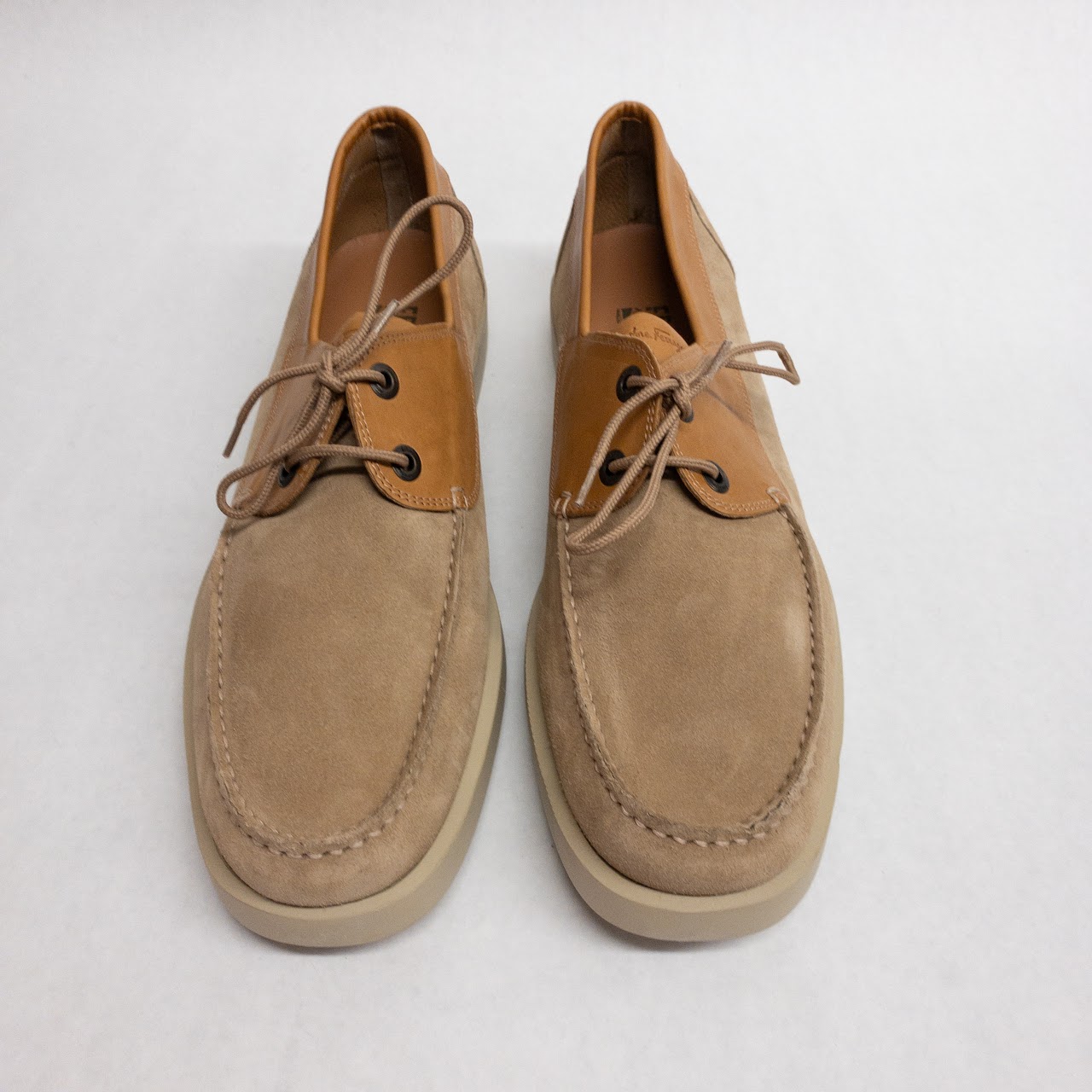 Salvatore Ferragamo Suede Schooner Loafer