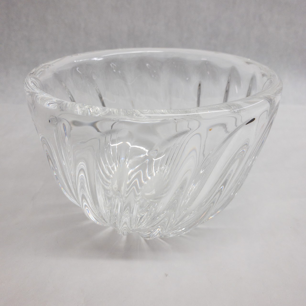 Steuben Crystal Swirl Bowl