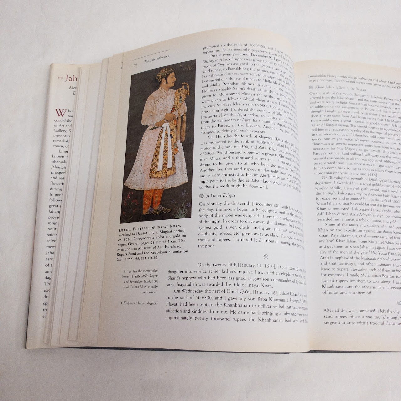 'The Jahangirnama: Memoirs of Jahangir, Emperor of India' Rare Book