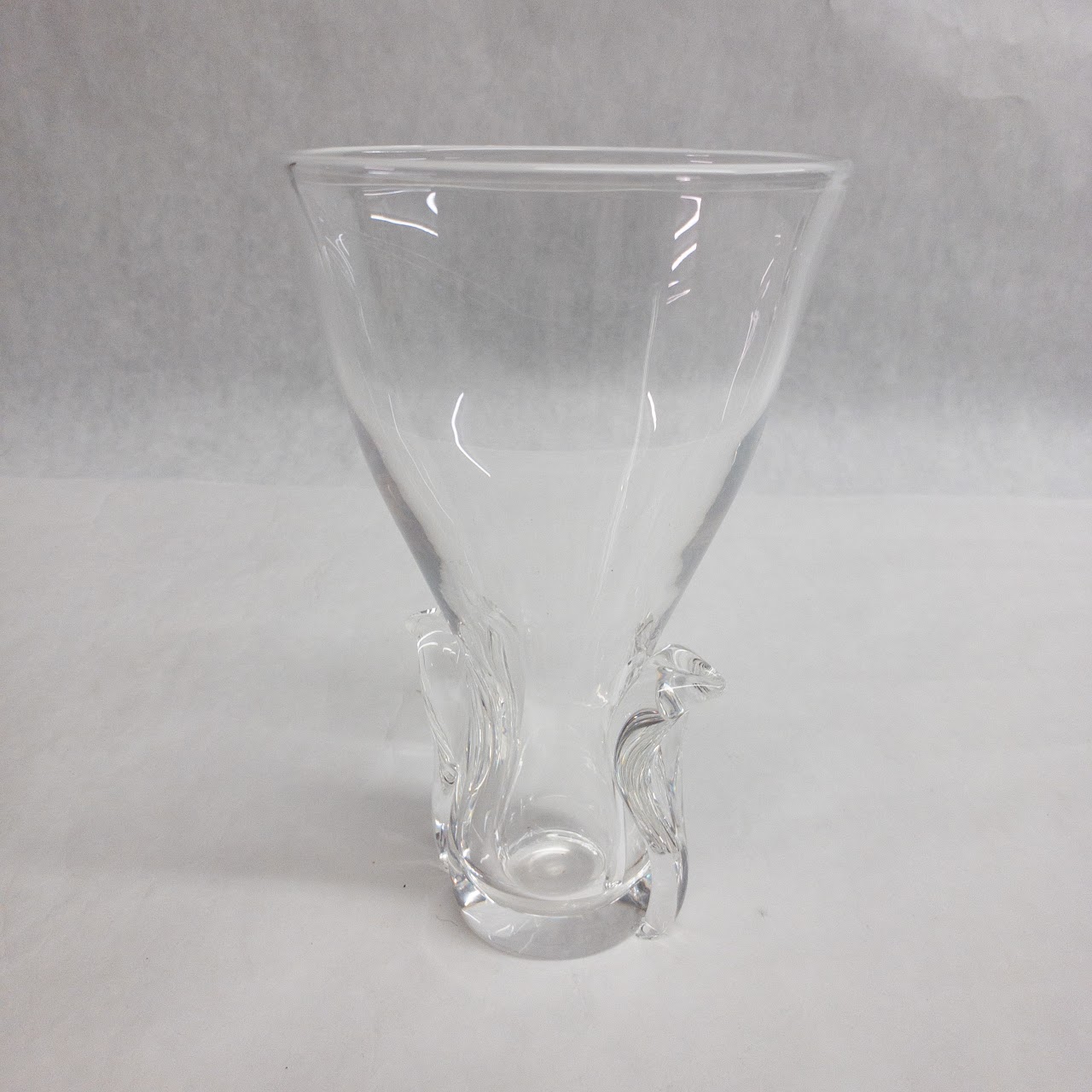 Steuben Crystal Lyre Vase