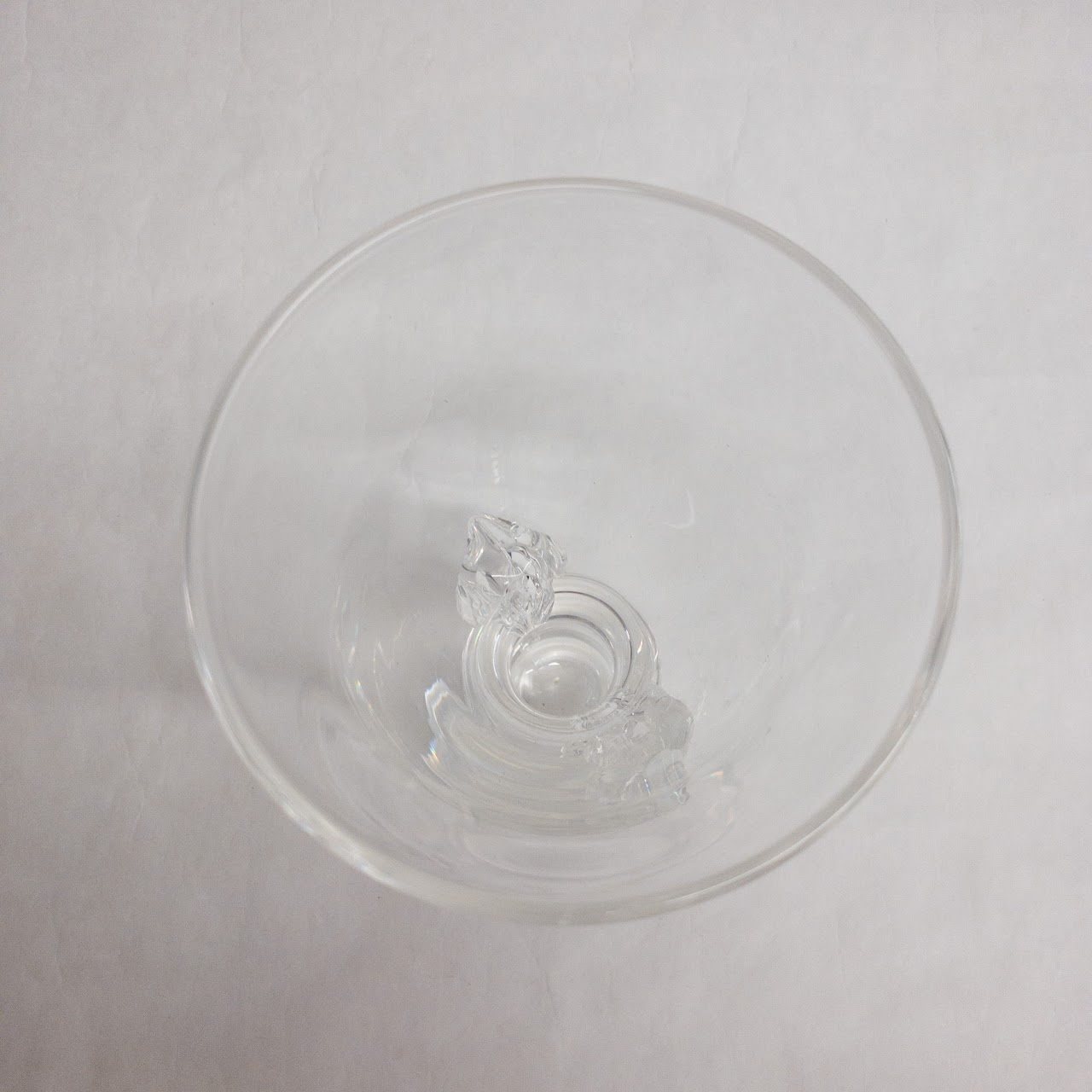 Steuben Crystal Lyre Vase