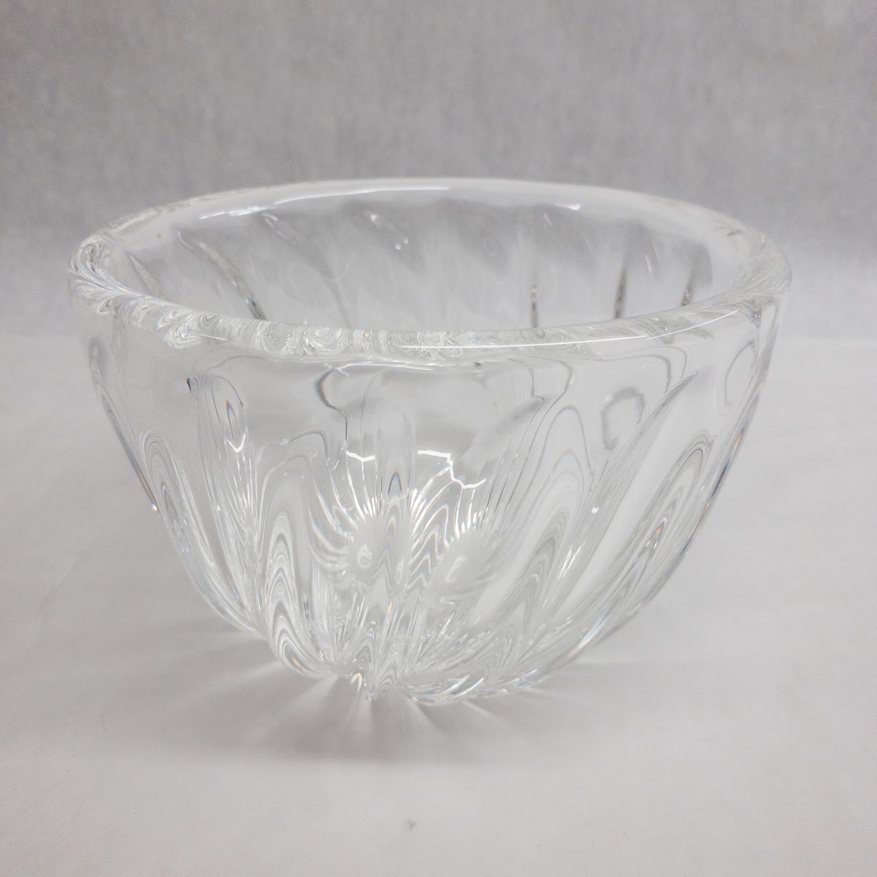 Steuben Crystal Swirl Bowl