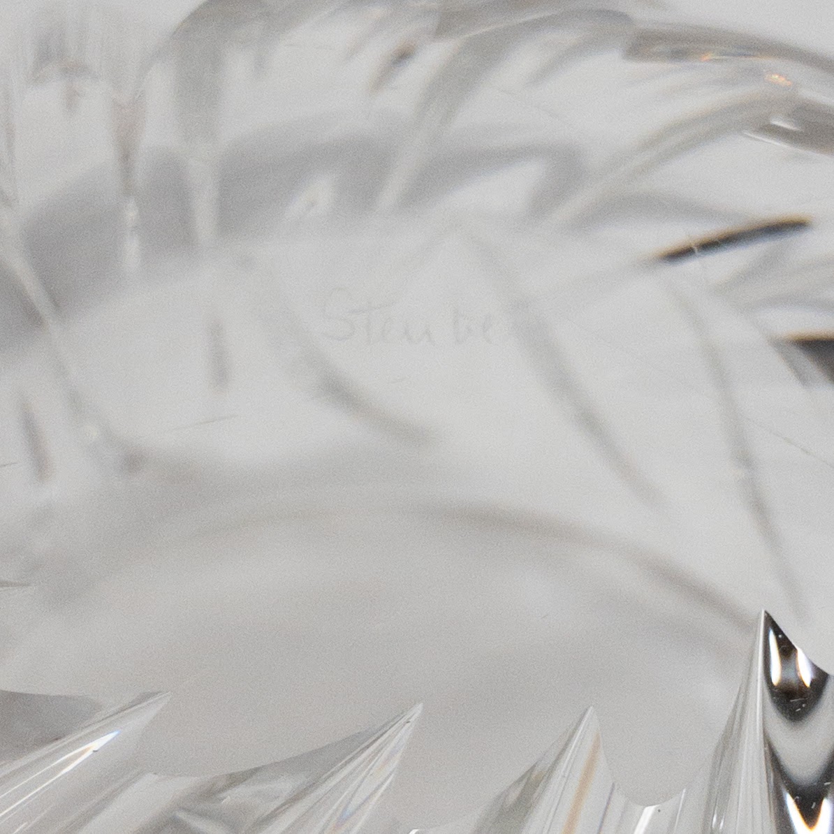 Steuben Crystal Swirl Bowl