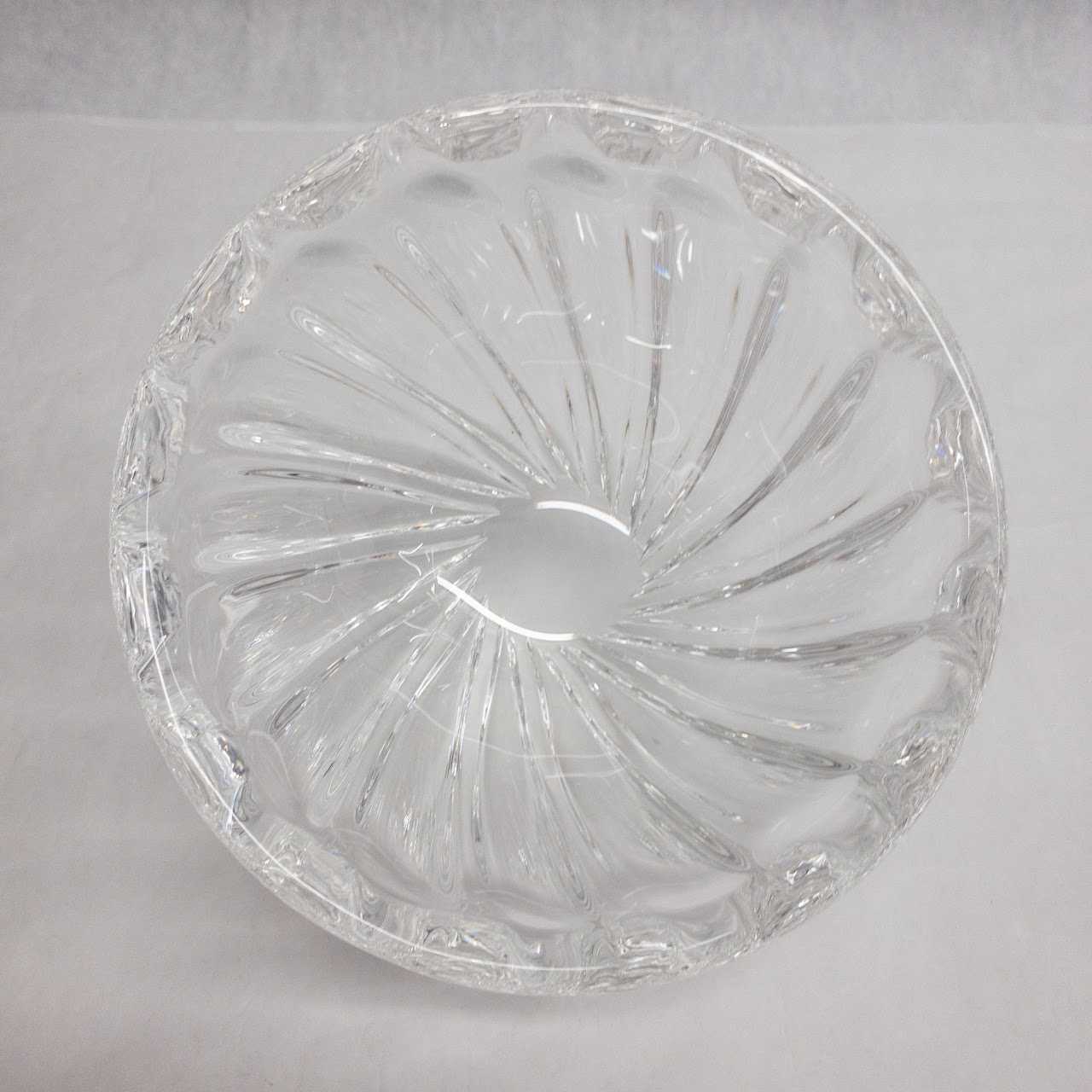 Steuben Crystal Swirl Bowl