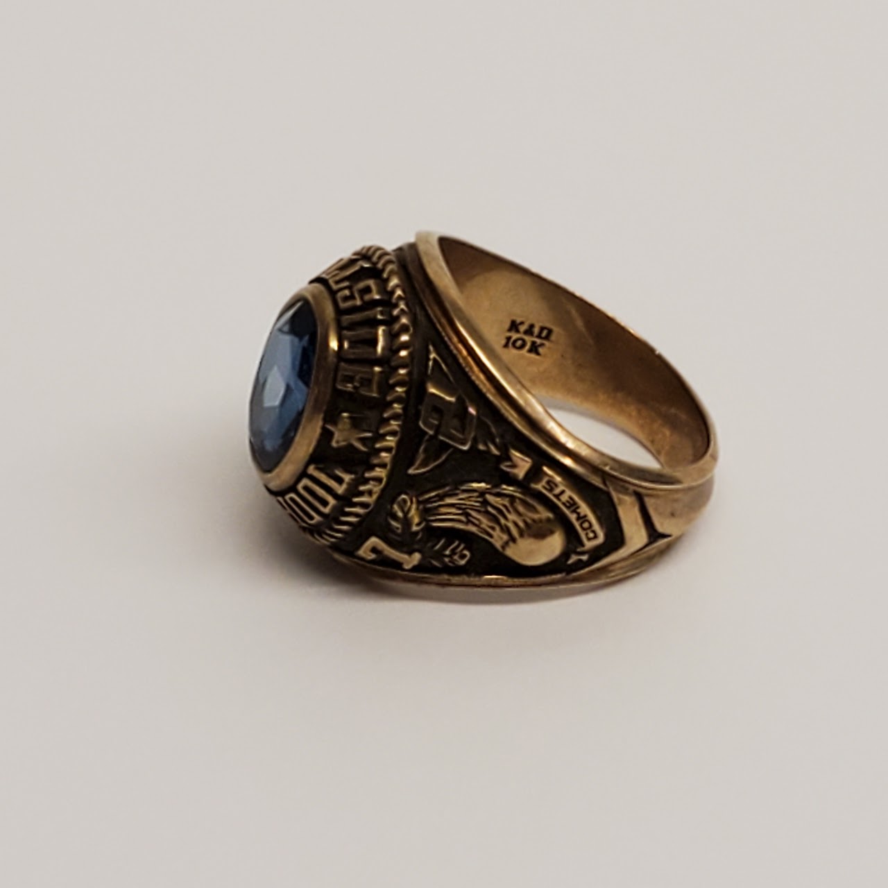 10K Gold Hillside HS 1972 Class Ring