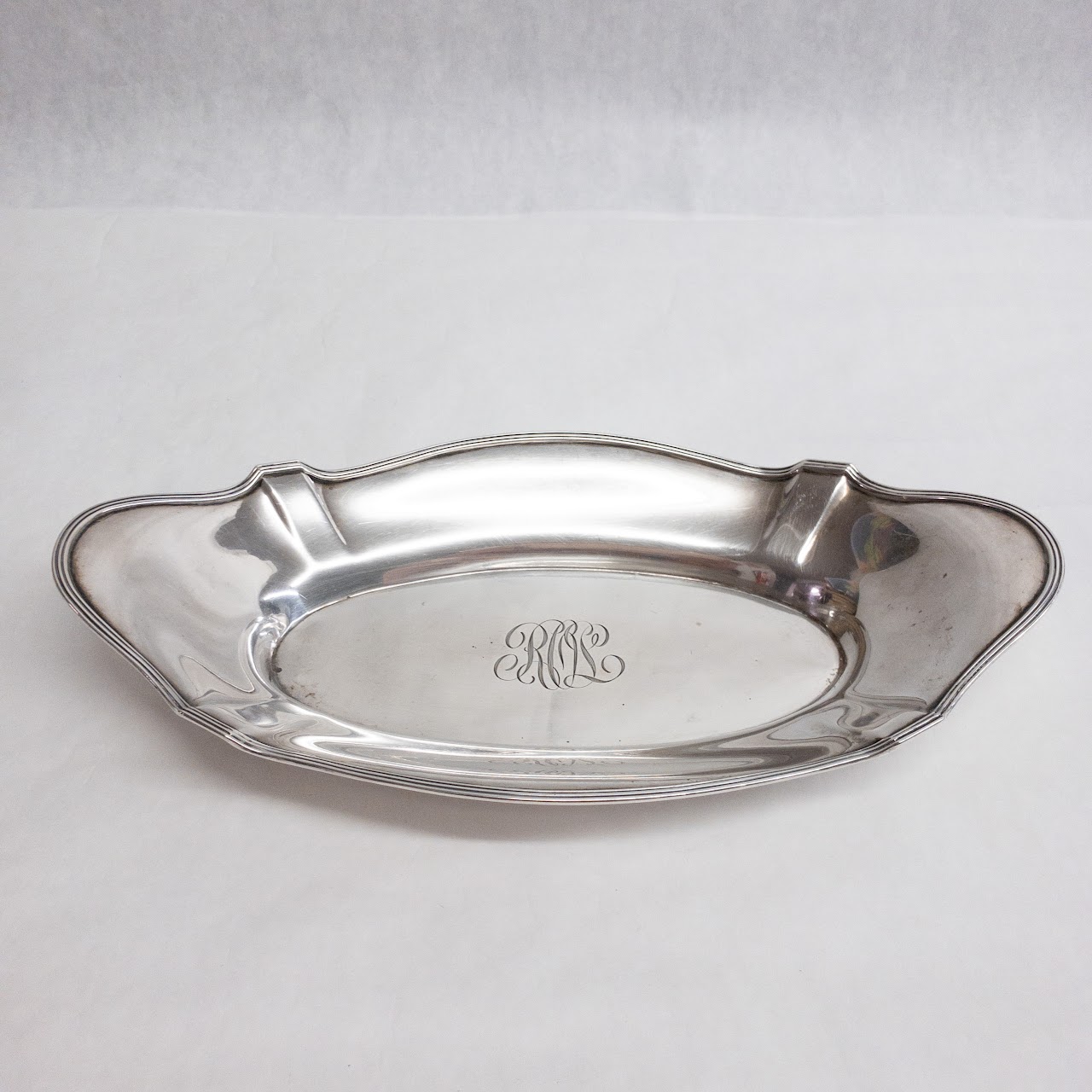 Sterling Silver Fluted Serving Dish