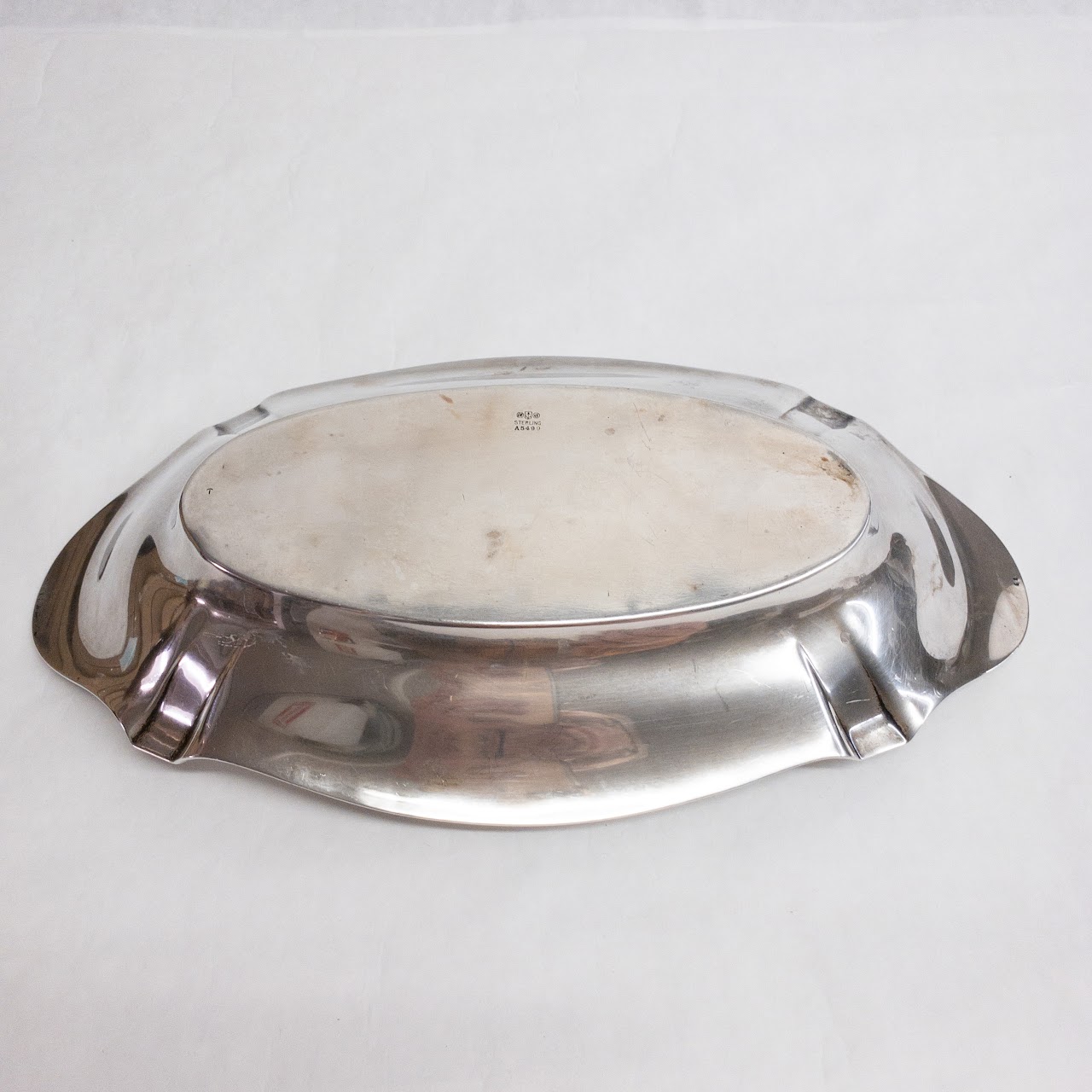 Sterling Silver Fluted Serving Dish