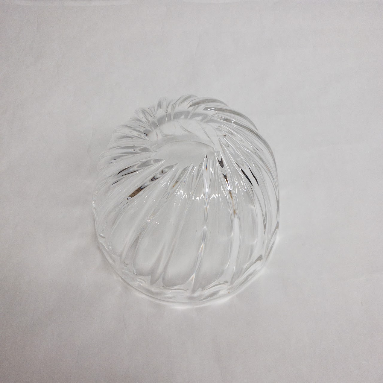 Steuben Crystal Swirl Bowl