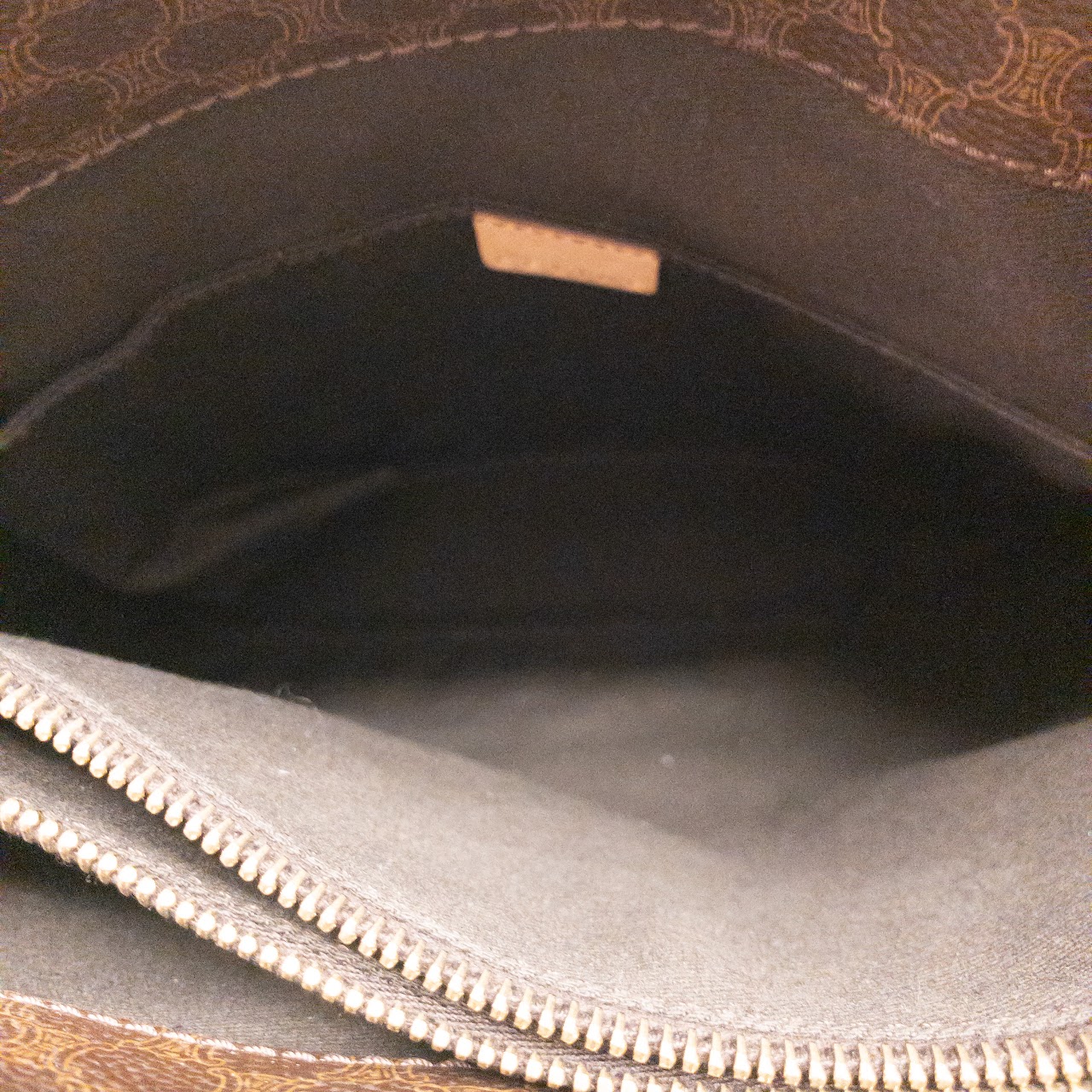 Céline Macadam Canvas Handbag