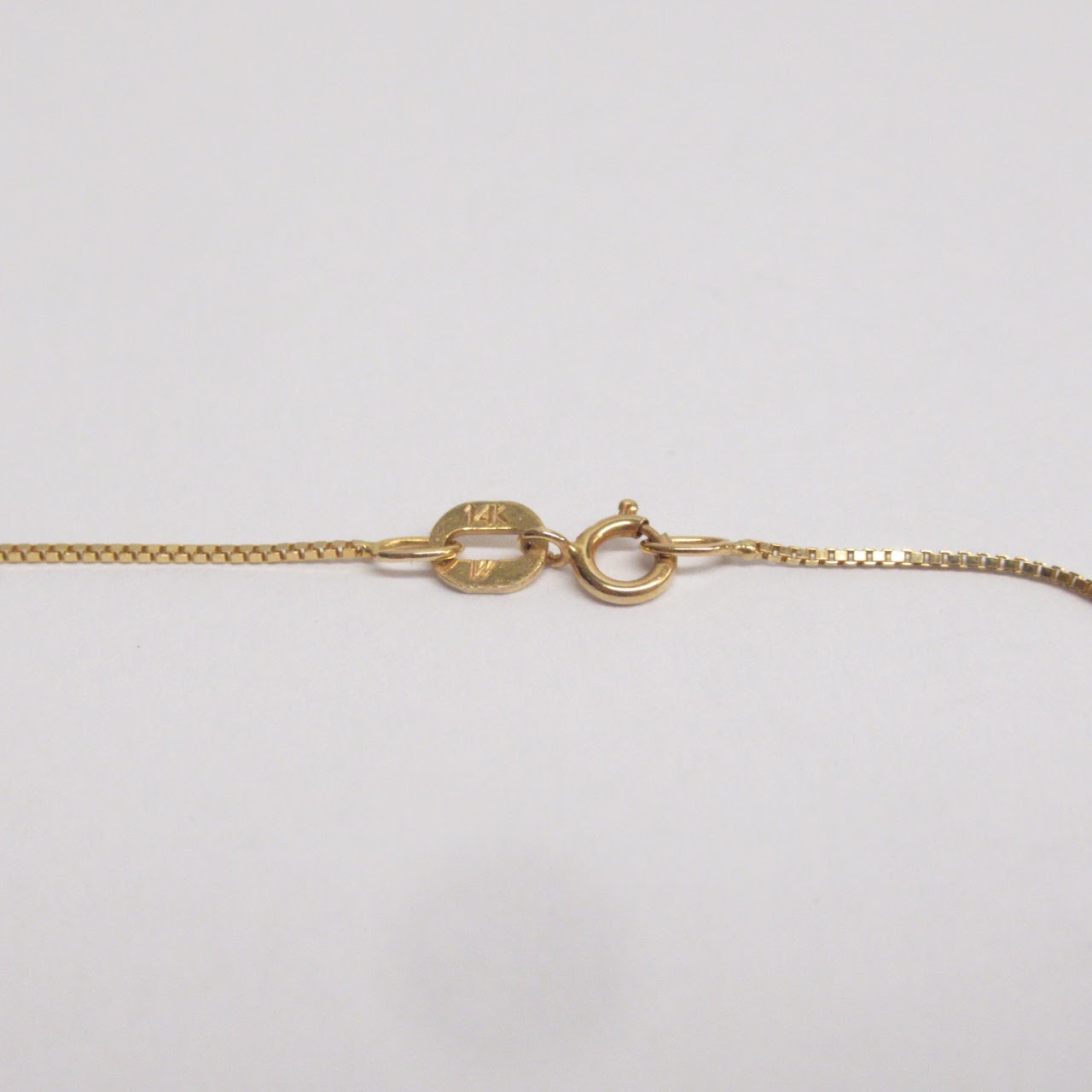 14K Gold and Diamond Heart Pendant Necklace