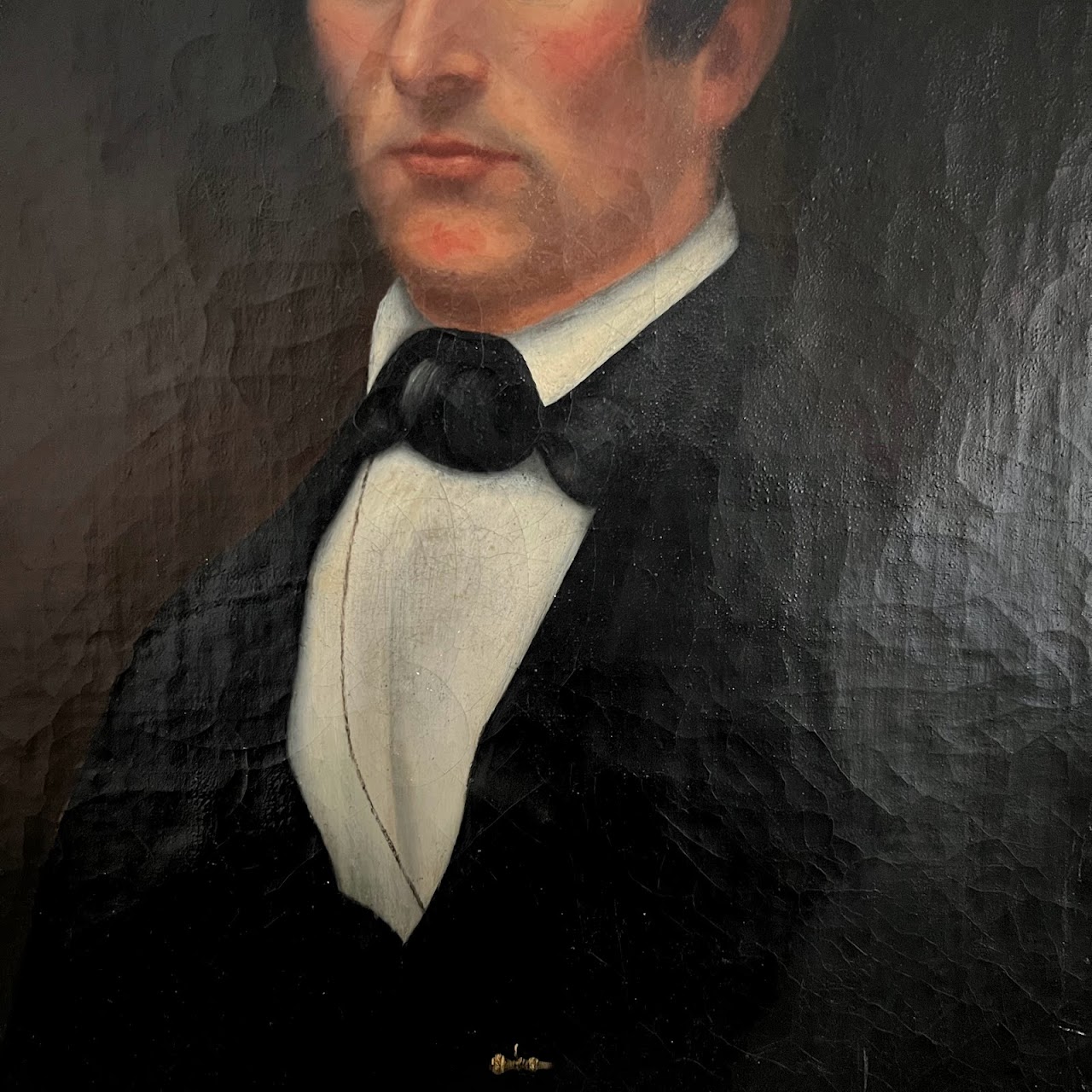 Antique Oil Portrait Painting