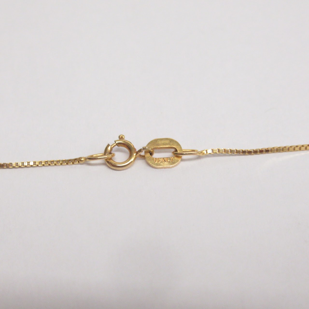 14K Gold and Diamond Heart Pendant Necklace