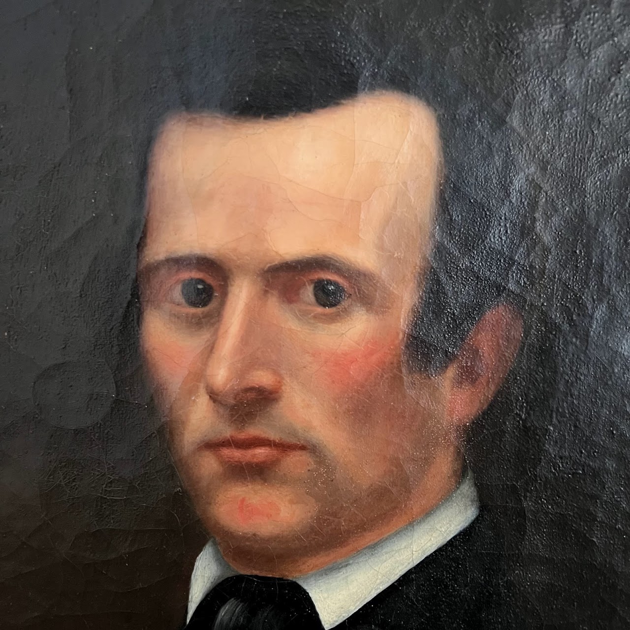 Antique Oil Portrait Painting