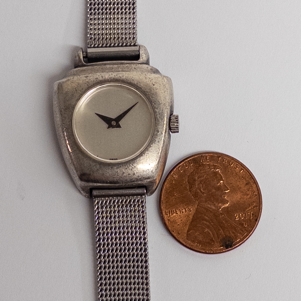 Sterling Silver Lisa Jenks Modernist Ladies Watch