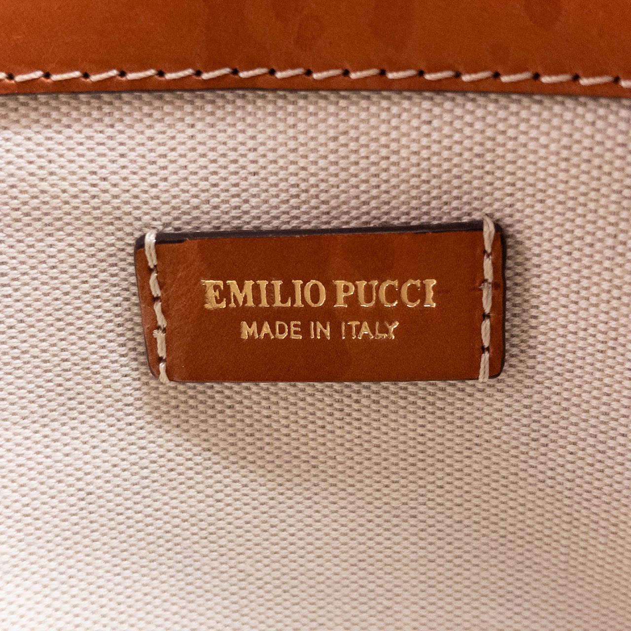 Emilio Pucci Vintage Abstract Print Tote Bag