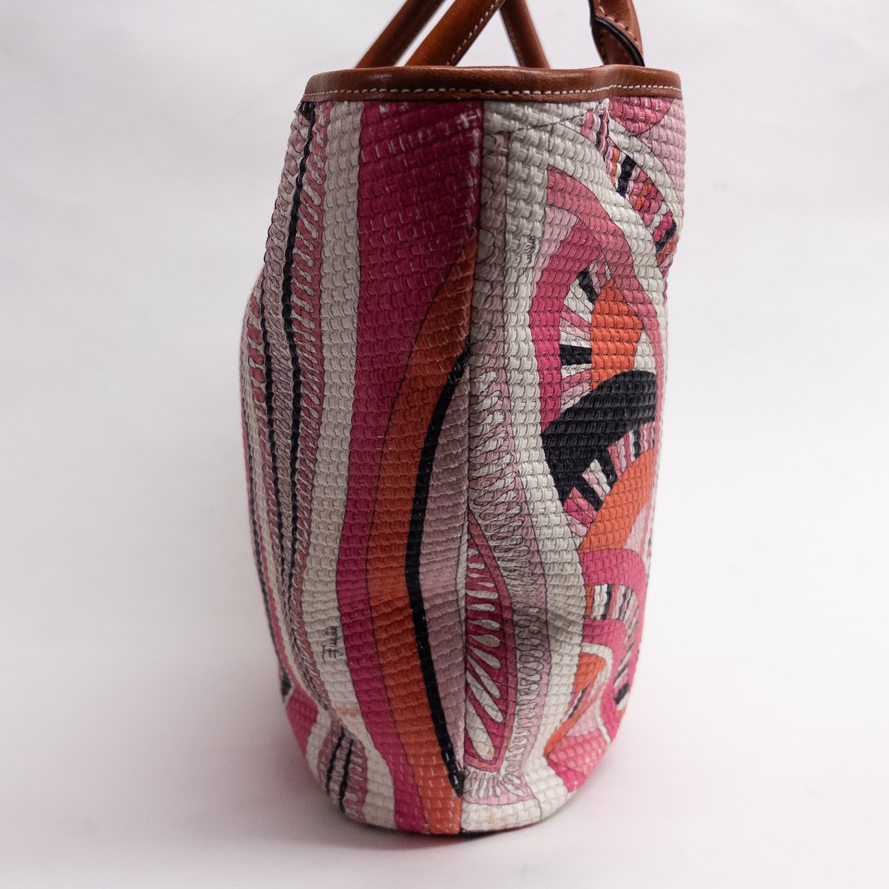 Emilio Pucci Vintage Abstract Print Tote Bag