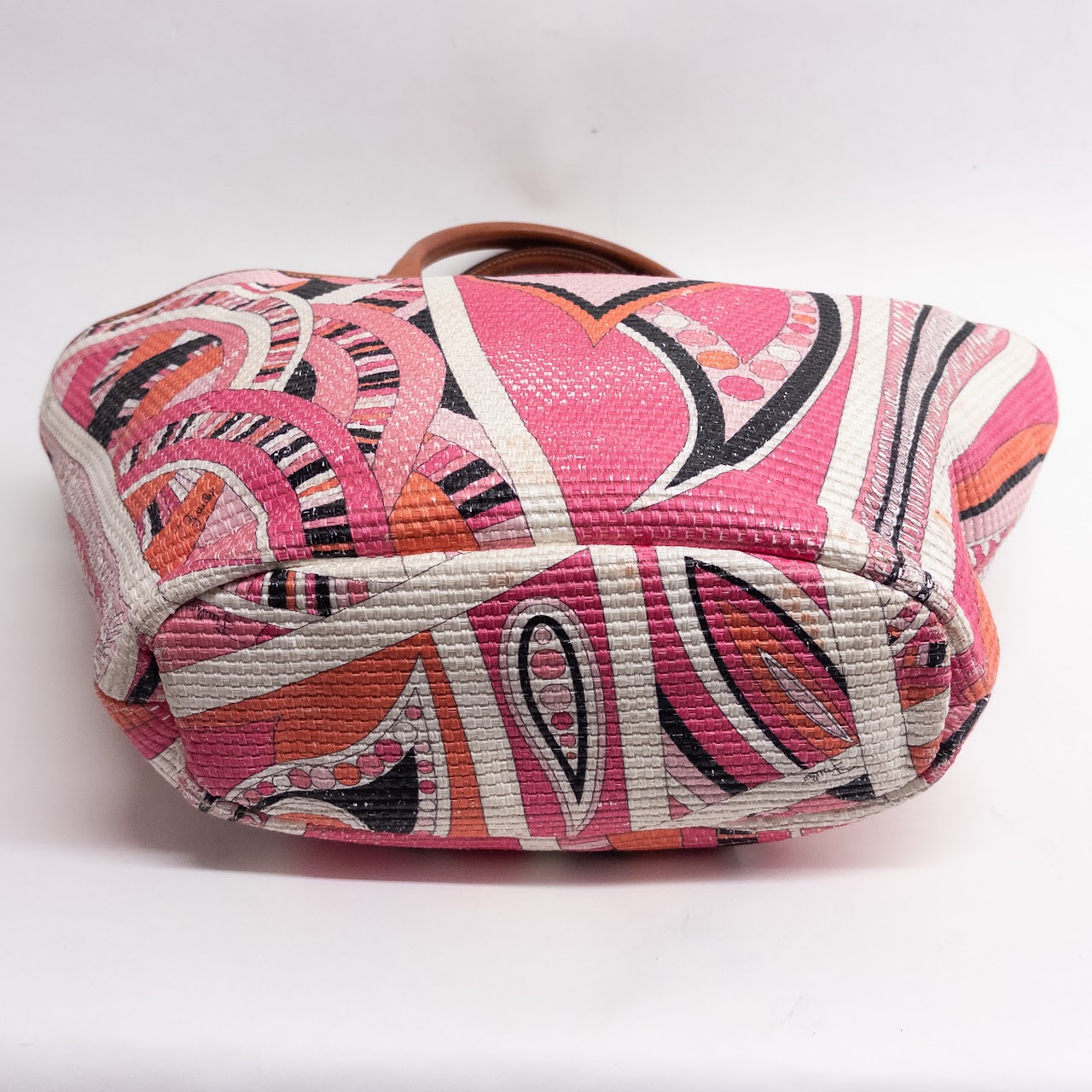 Emilio Pucci Vintage Abstract Print Tote Bag