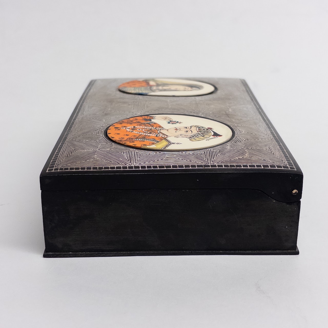 Vintage Bidri Style Cigar Box