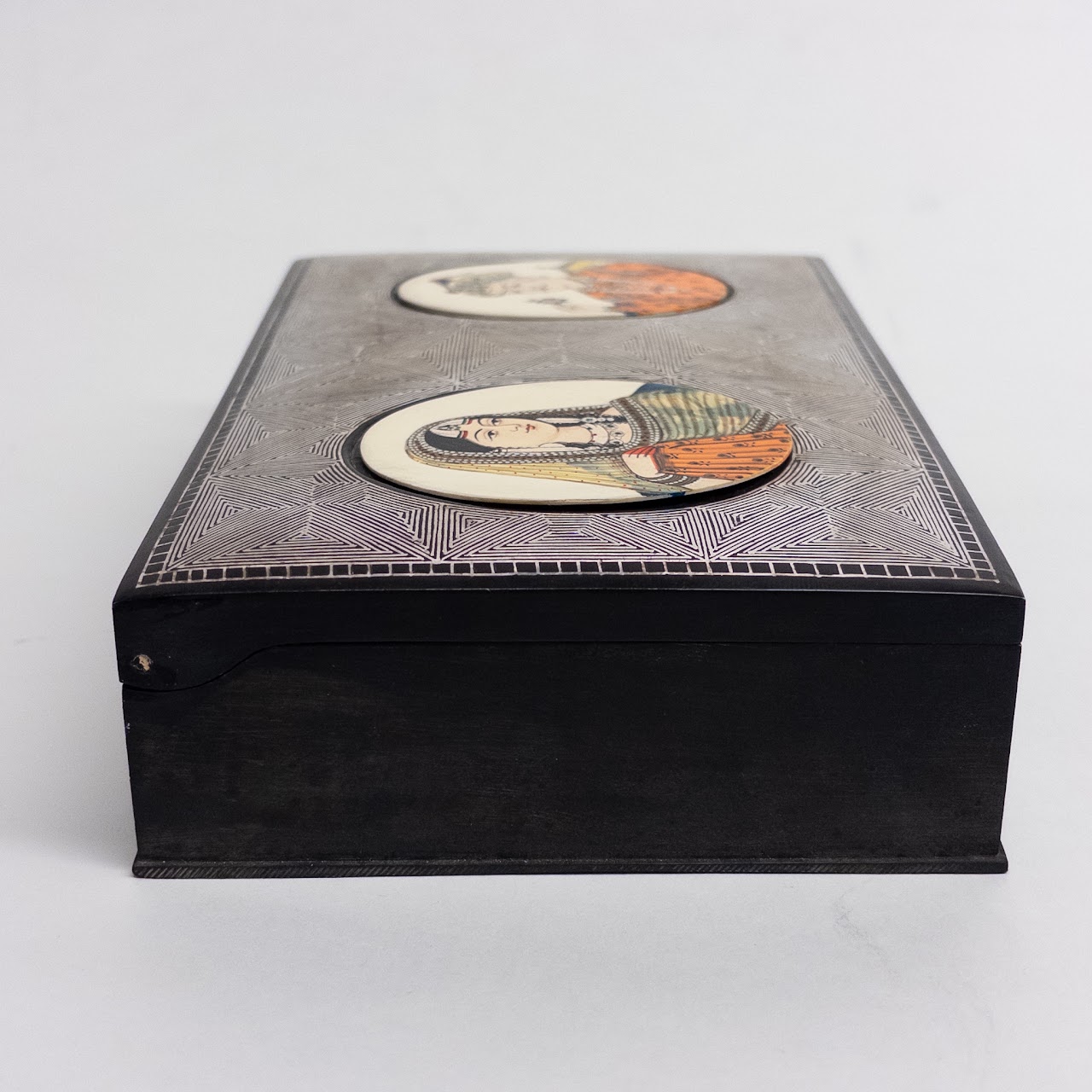 Vintage Bidri Style Cigar Box