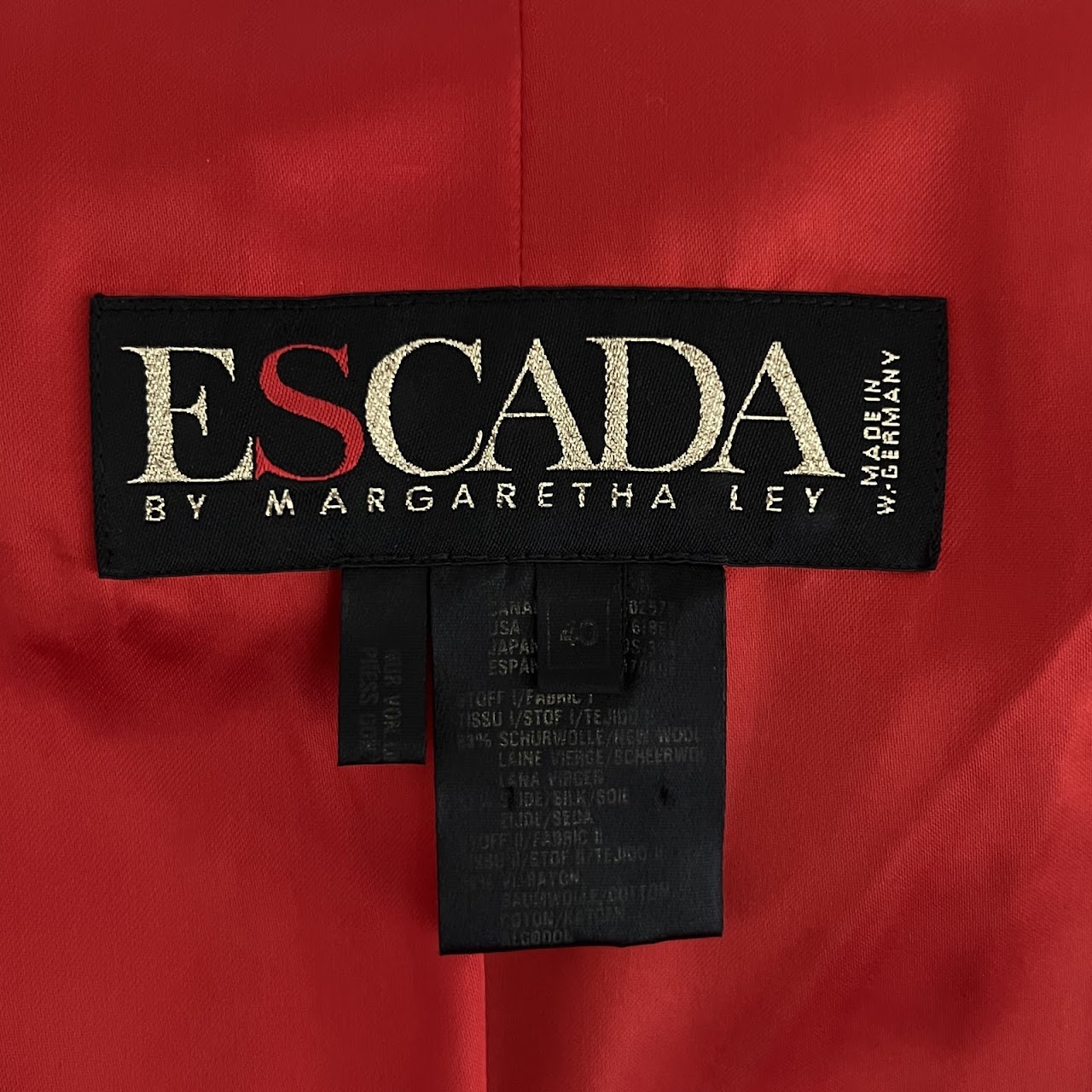 Escada Vintage Embellished Jacket