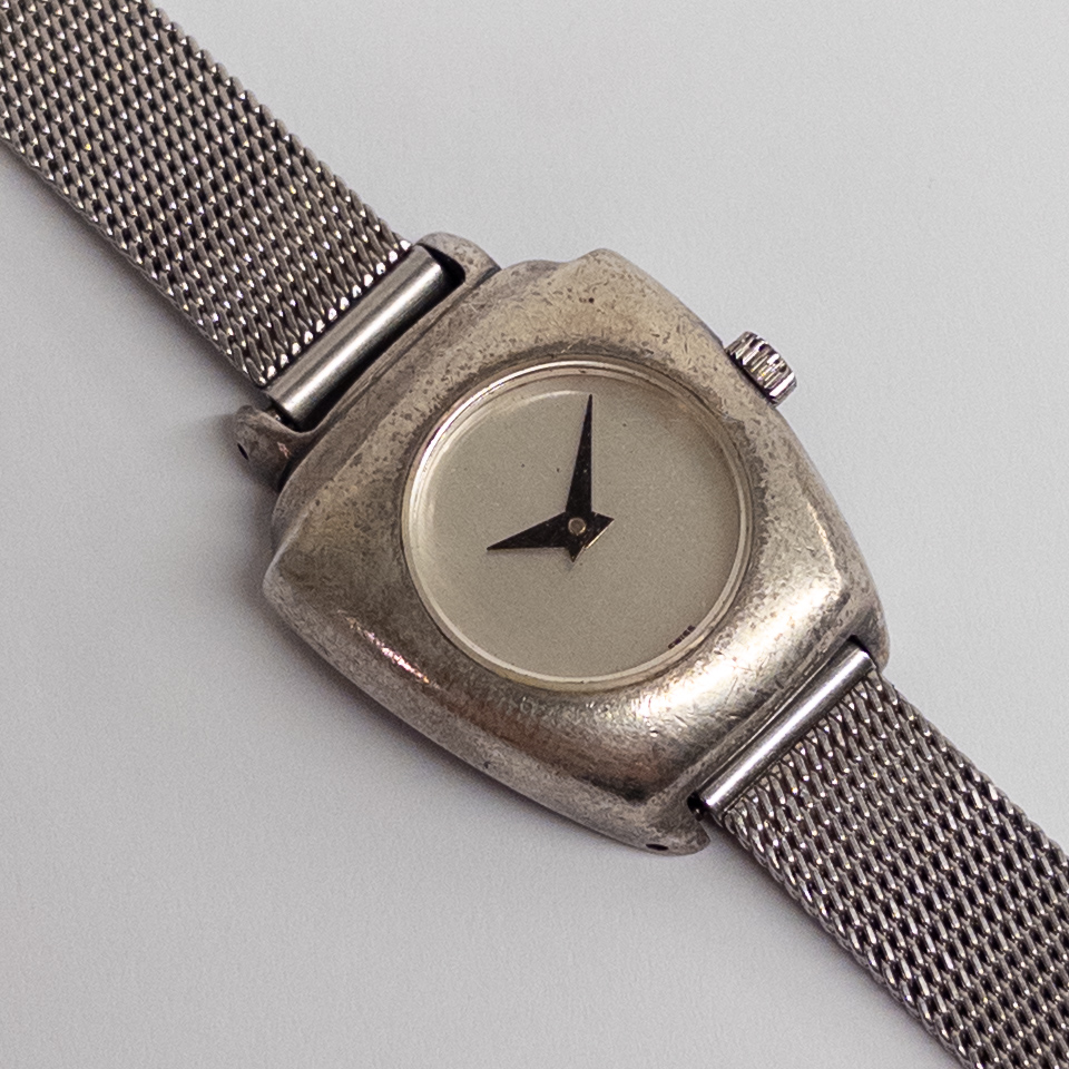 Sterling Silver Lisa Jenks Modernist Ladies Watch