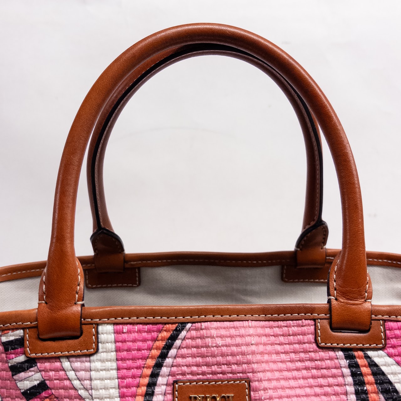 Emilio Pucci Vintage Abstract Print Tote Bag